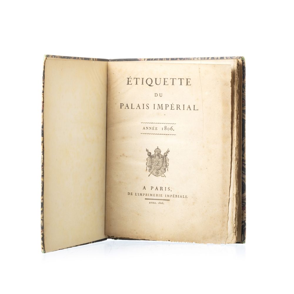 Étiquette du palais imperial 1806