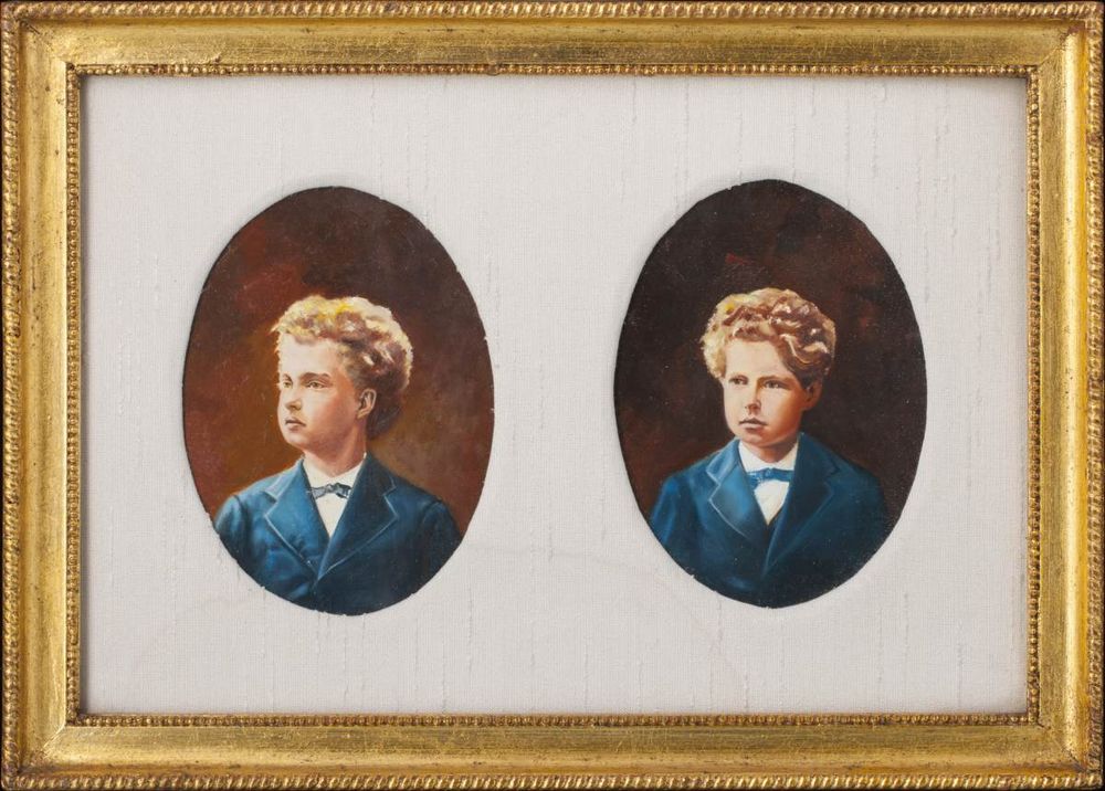 Retartos - Principe real D. Carlos e o Infante D. Afonso - Século XIX