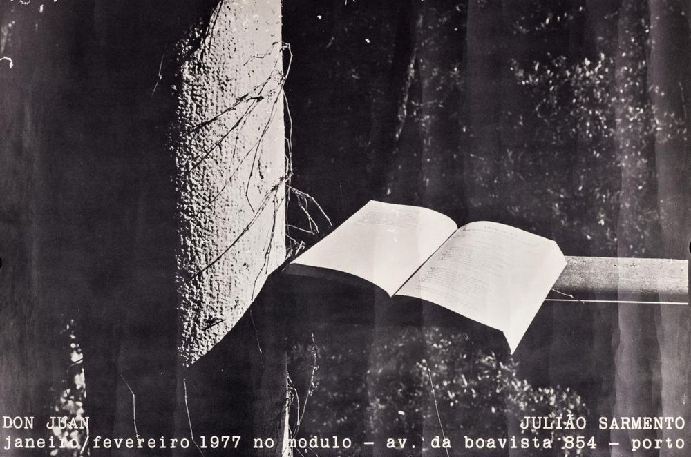Julião Sarmento - Poster da Exposição 'D. Juan' 1977
