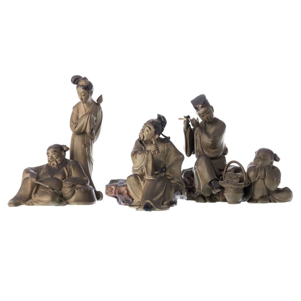 Porcelana oriental - Três esculturas