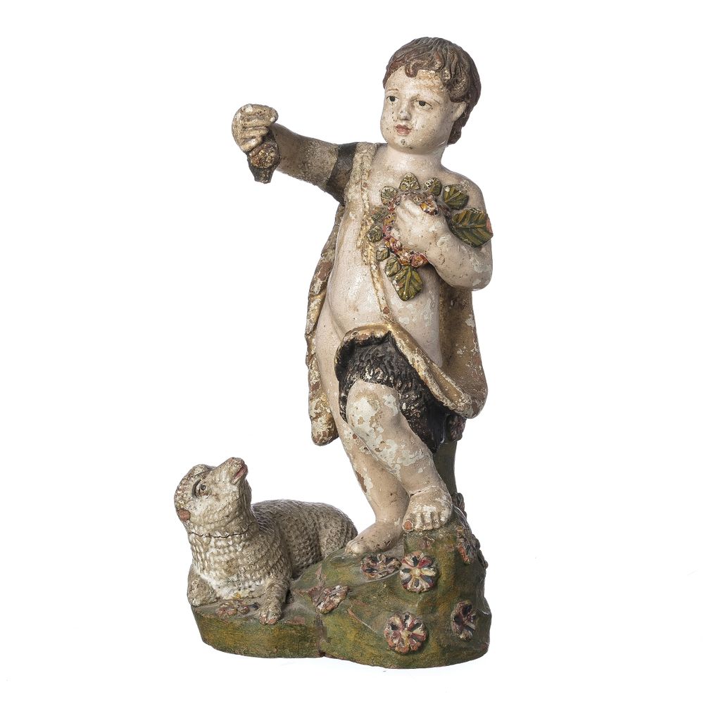 Escultura de São João Baptista - Século XIX