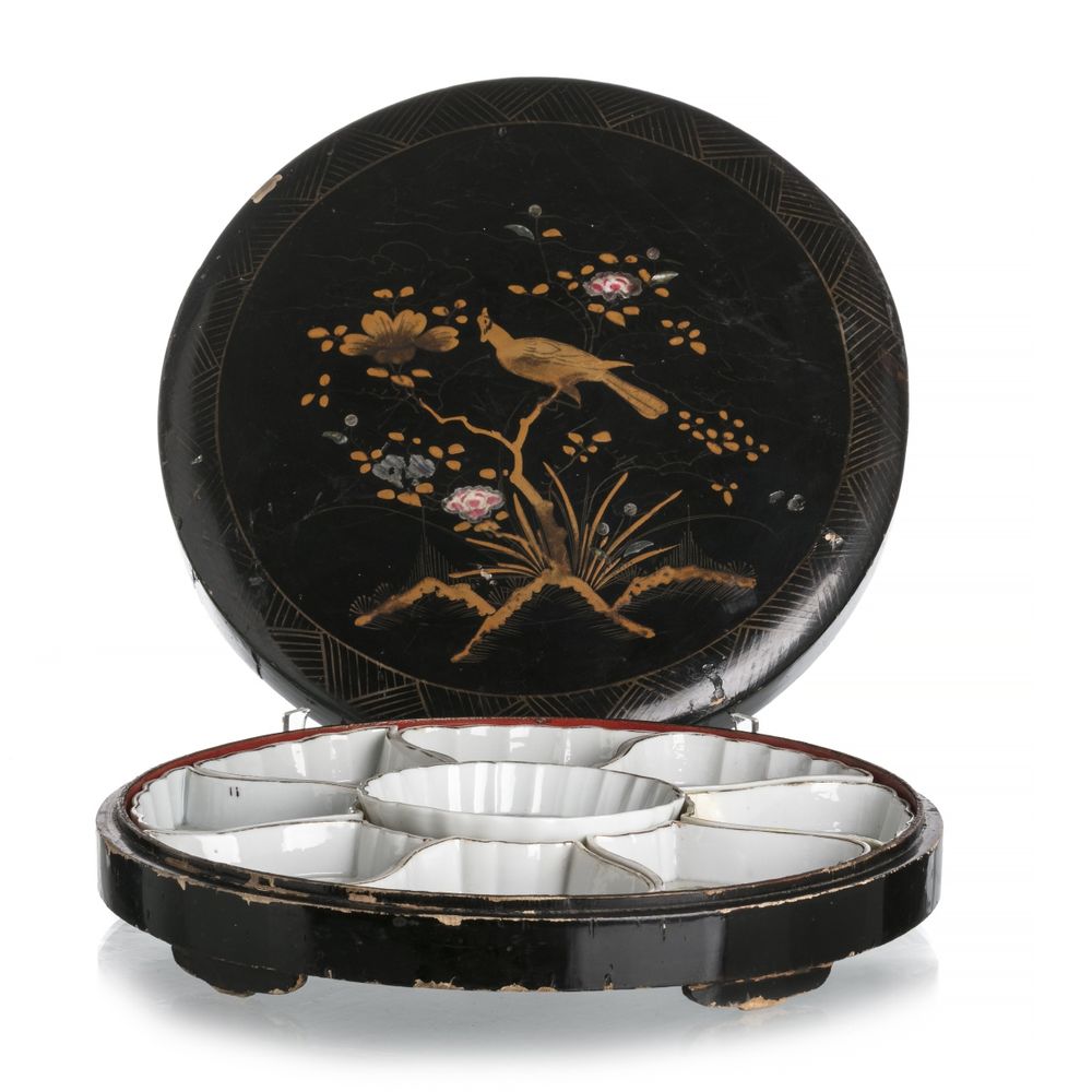Porcelana oriental - Conjunto mesa para aperitivos