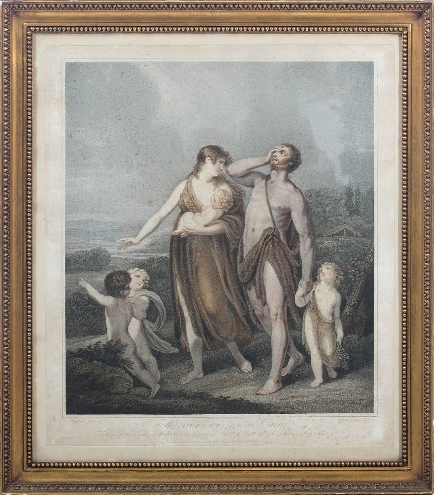 The departure of cain - Século XIX