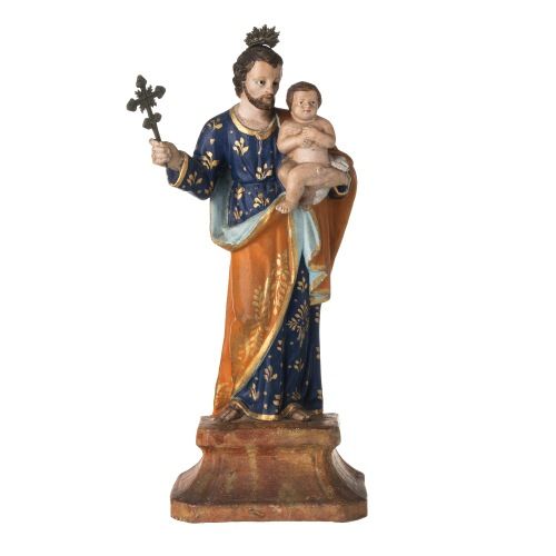 São José com menino Jesus - Século XIX