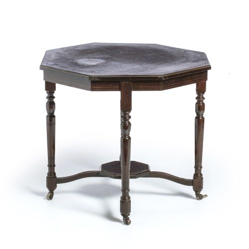 Mesa de centro octagonal - Século XIX