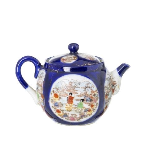 Porcelana oriental - Bule com tampa - Companhia das Índias
