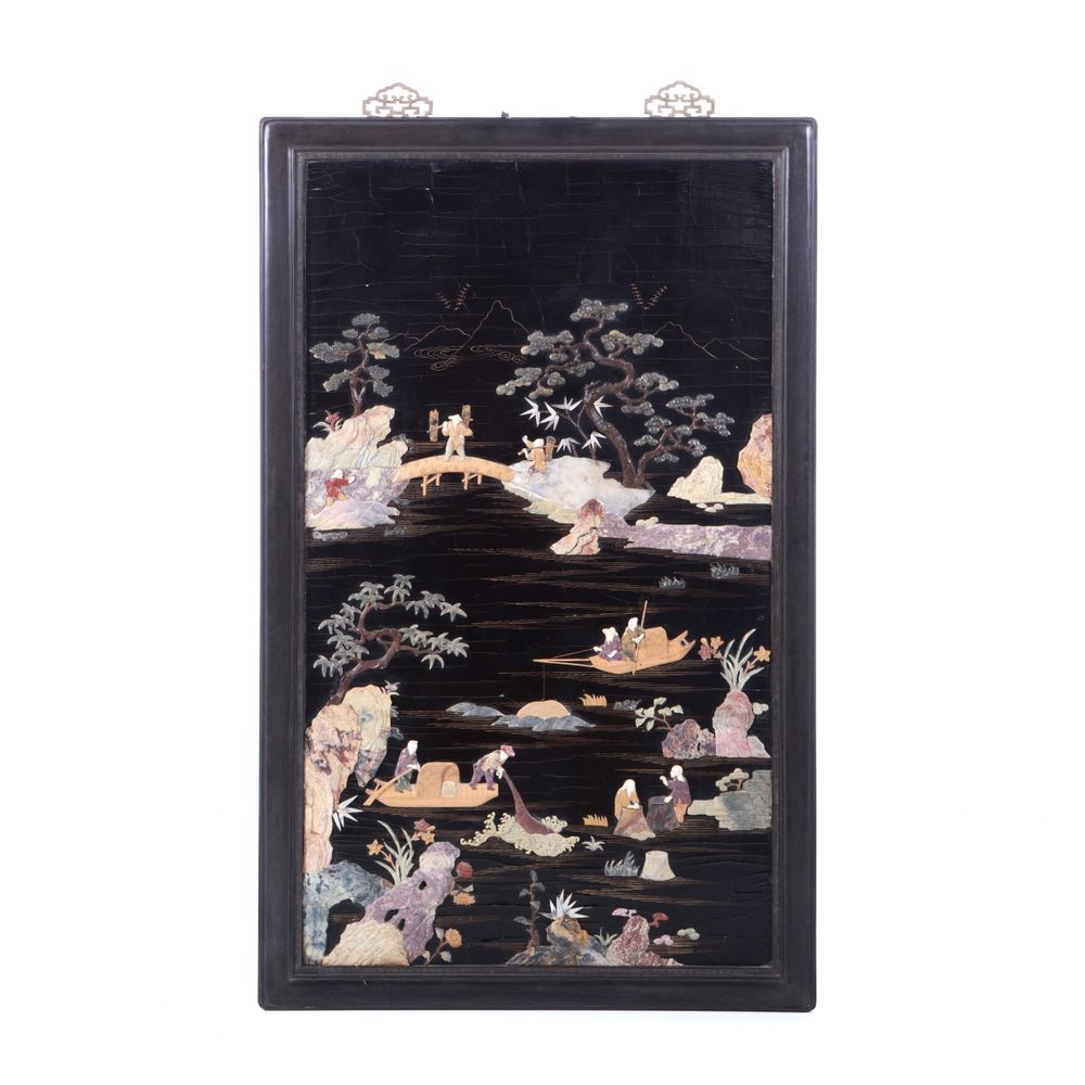 Painel de parede chinês - Século XIX