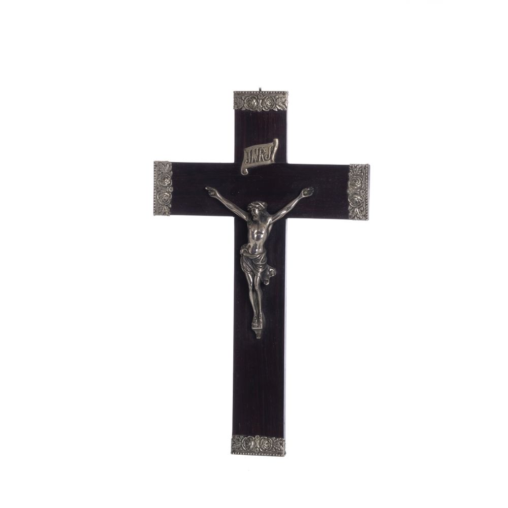 Jesus Cristo crucificado em prata