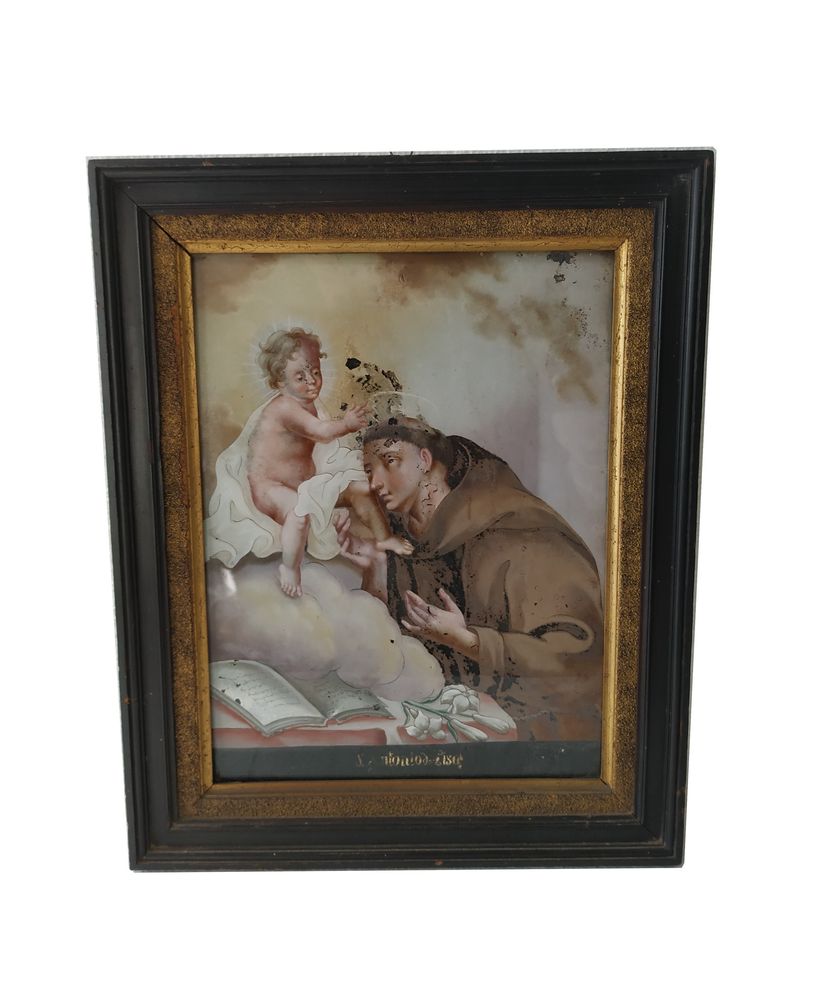 Santo António Com O Menino Jesus - Século XVIII
