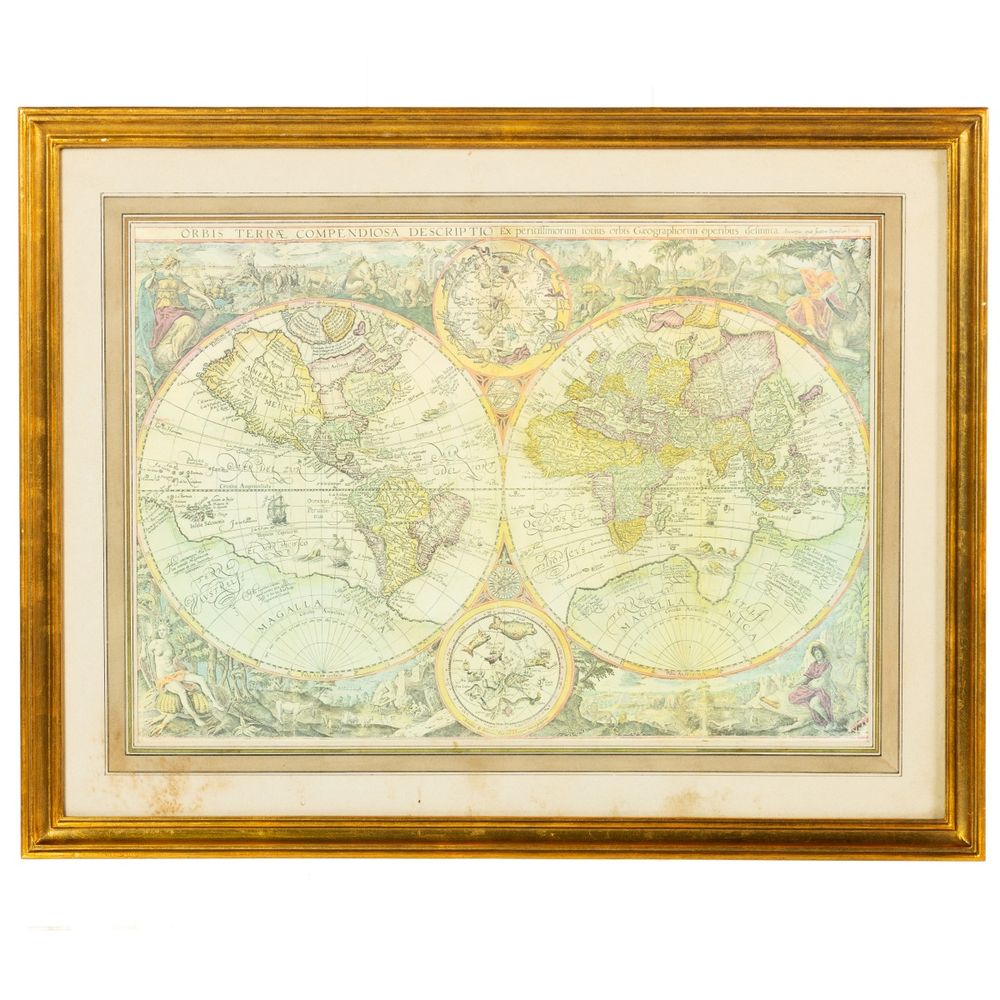 Mapa - Nova Totius Terrarum Orbis Geographica Ac Hydrographica Tabul -