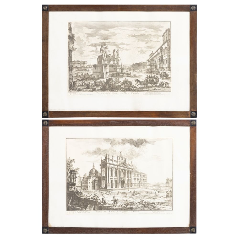 Duas gravras italianas - Giovanni Battista Piranesi