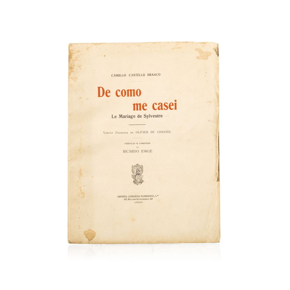 Castelo Branco; Camilo De Como me Casei