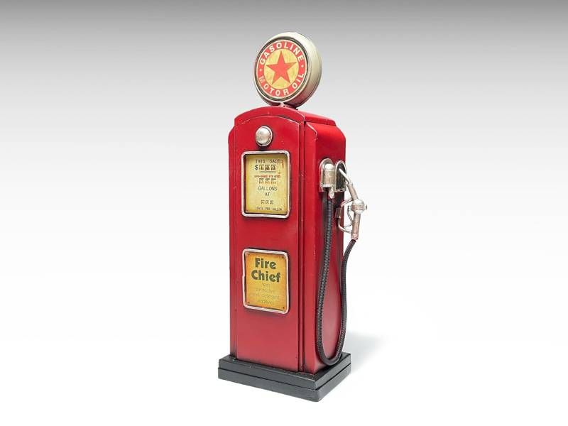 Modelo de metal - Bomba de combustível vintage (mealheiro)