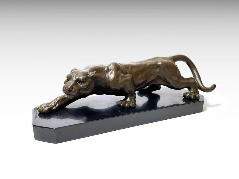 Escultura de bronze - Pantera 6