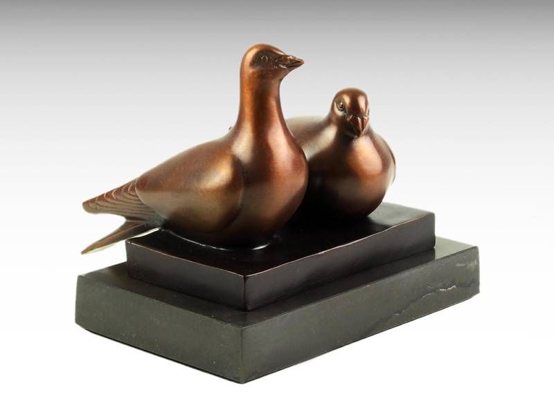 Escultura de bronze - Pombo 1