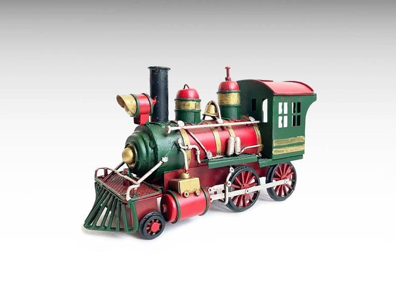 Modelo de metal - Locomotiva / Comboio a vapor (modelo de escala)
