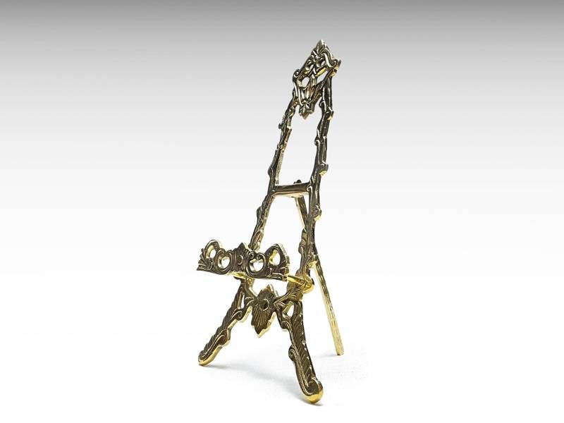 Suporte de pratos ou livros vintage em metal