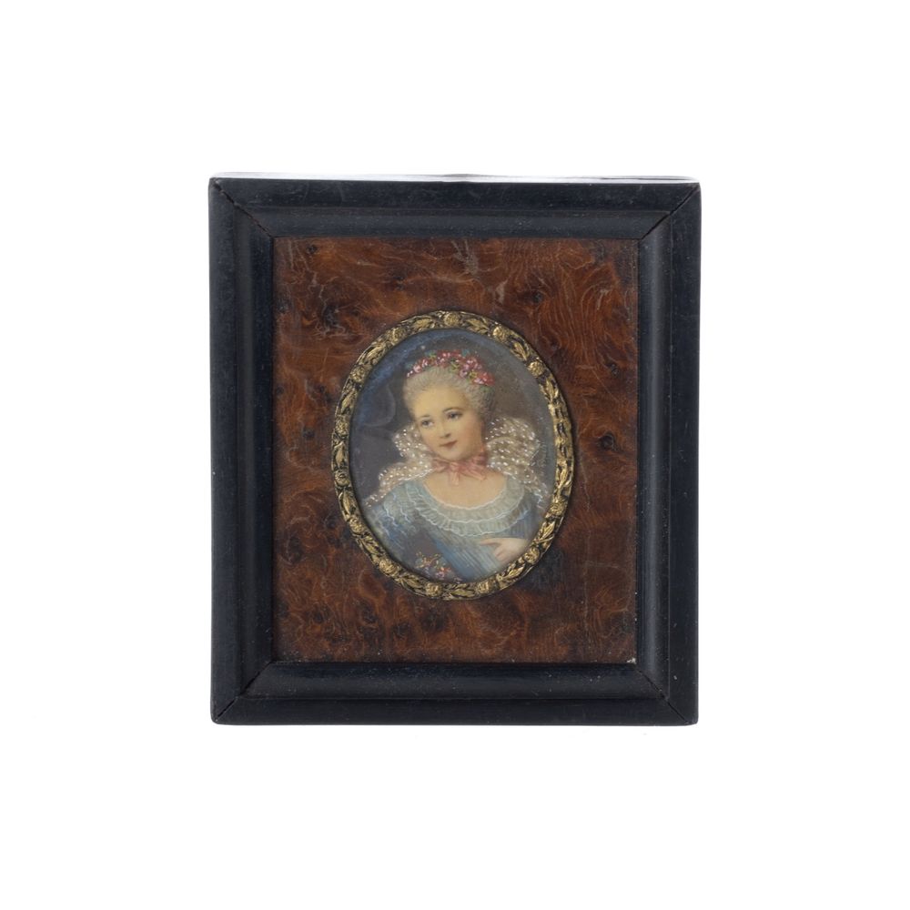 Arte - Miniatura Maria Antonieta - Placa em esmalte