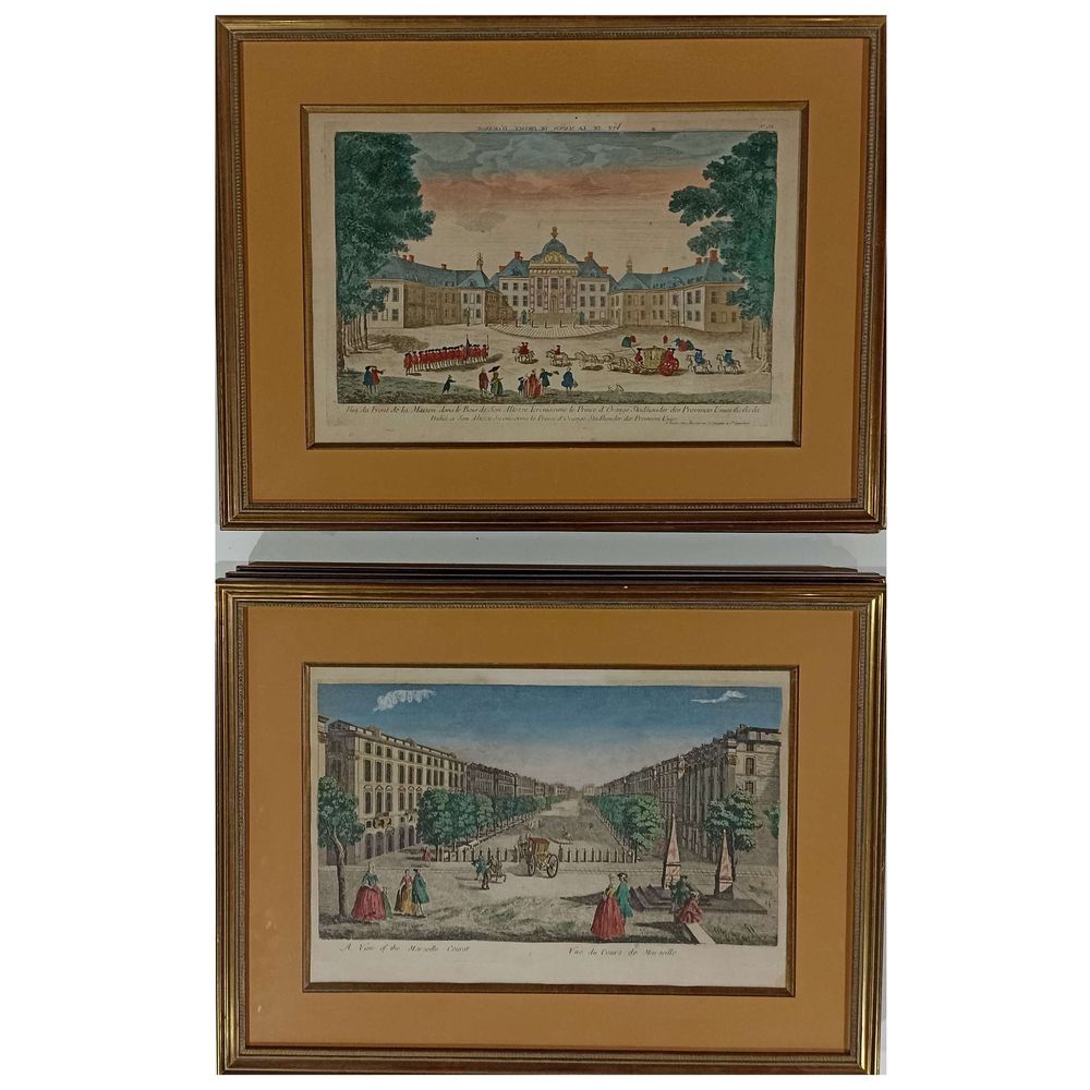 Lote de duas gravuras francesas - Século XIX 3