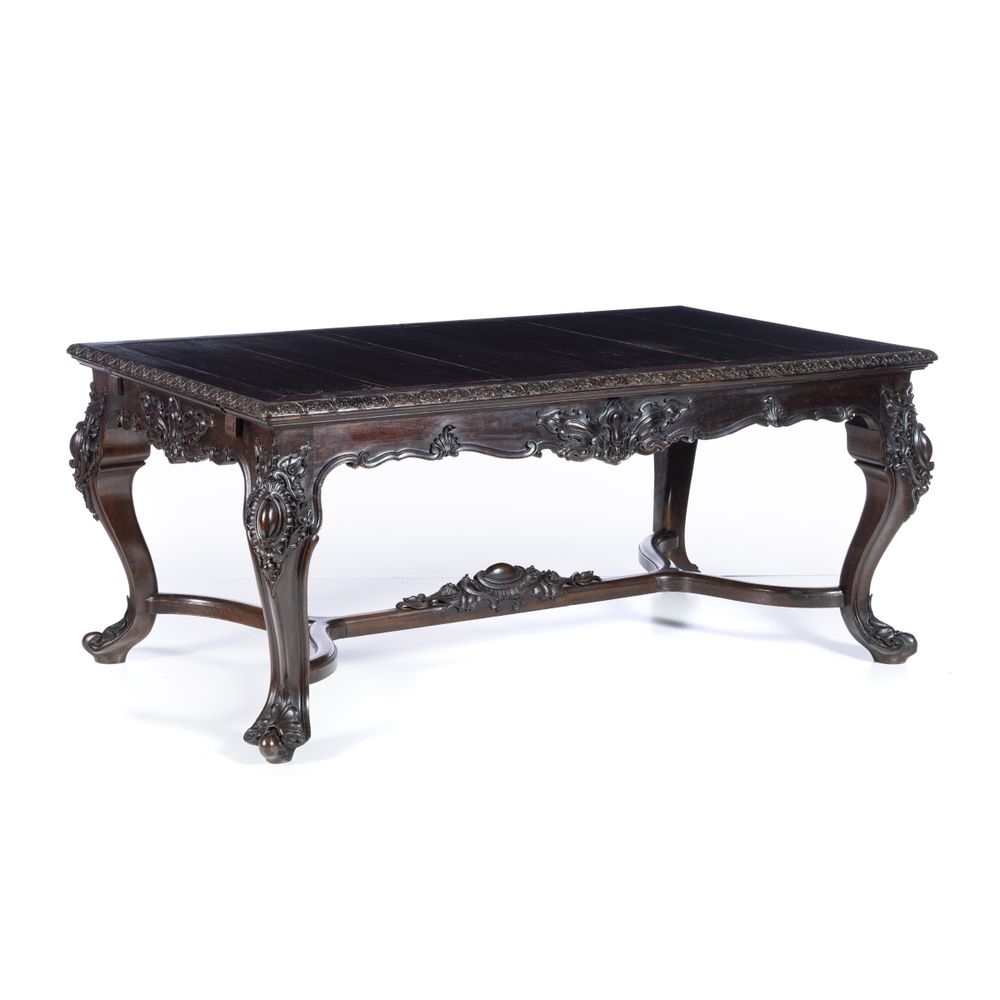 Moveis - Mesa de sala de jantar; em pau-santo