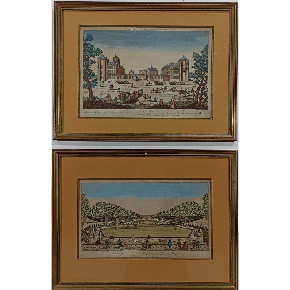 Lote de duas gravuras francesas - Século XIX 2
