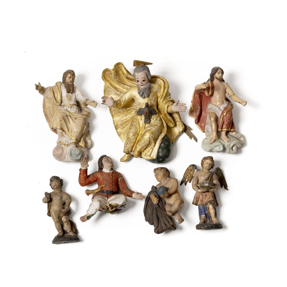 7 Figuras de presépio - Século XVIII
