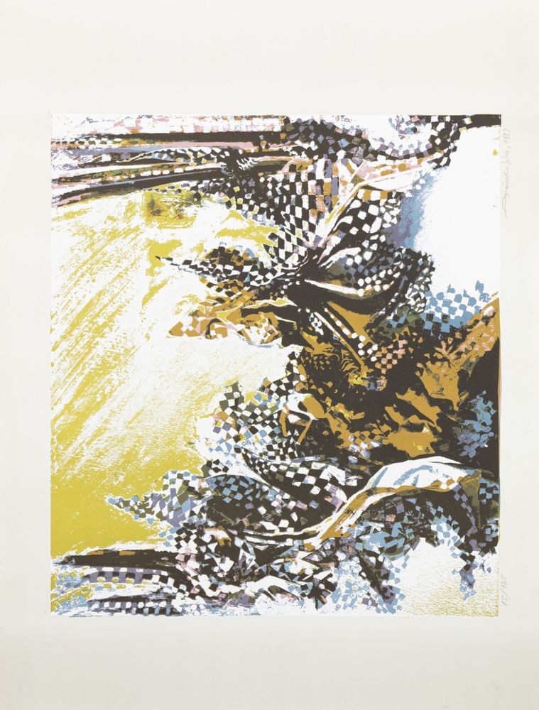 Serigrafia - Amândio Silva - 1987 (assinada)