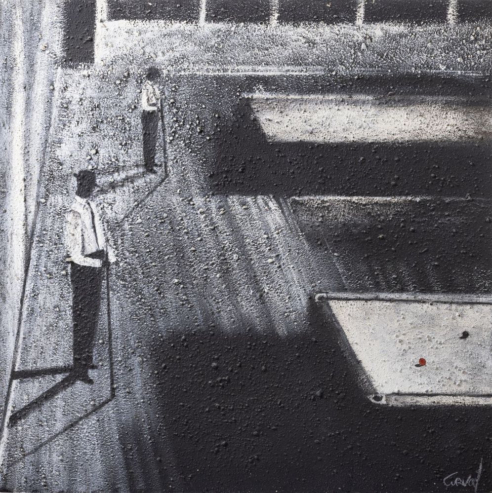 Jorge Curval - Óleo sobre tela (assinada)