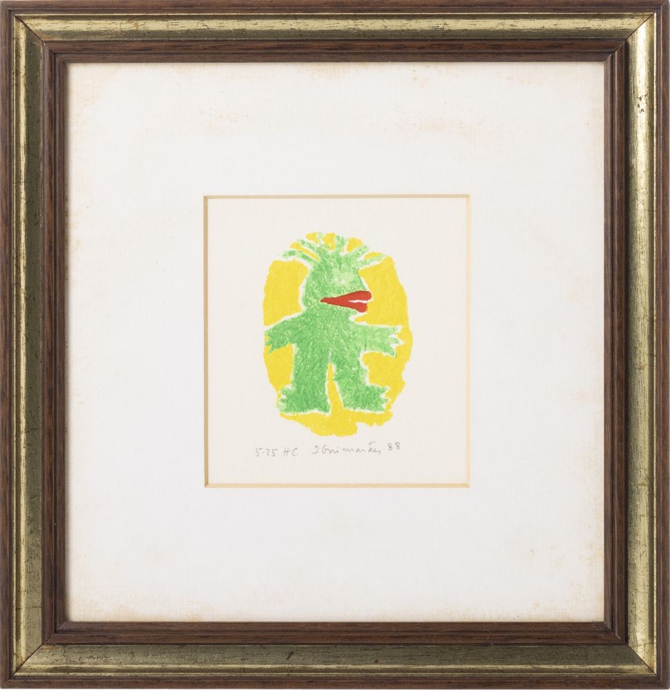 Serigrafia - José De Guimarães - 1988 (assinada)