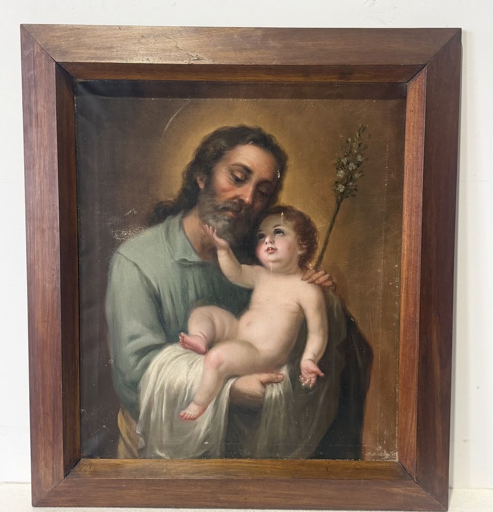 S. José com menino Jesus - 1902 (assinada)