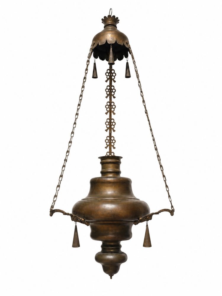 Iluminação - Lanterna de suspensão - Século XVIII (110 cm)