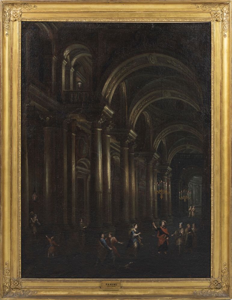 Escola Italiana 'Cristo No Templo' - Século XVII