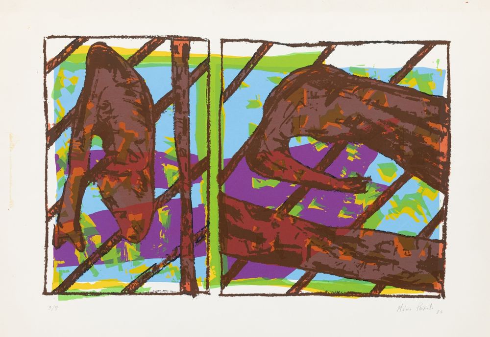 Serigrafia - Mário Peixoto - 1983 (assinada)