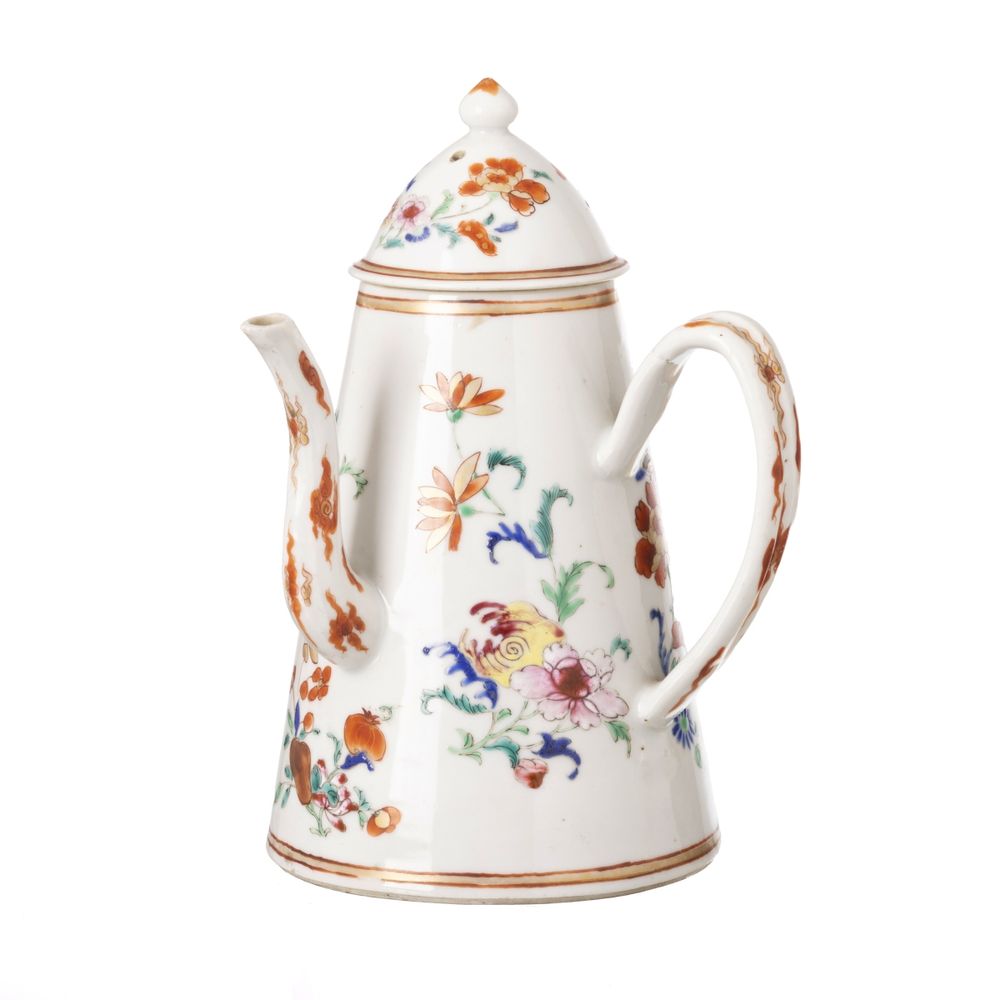Porcelana chinesa - Chocolateira - Companhia das Índias - Século XVIII