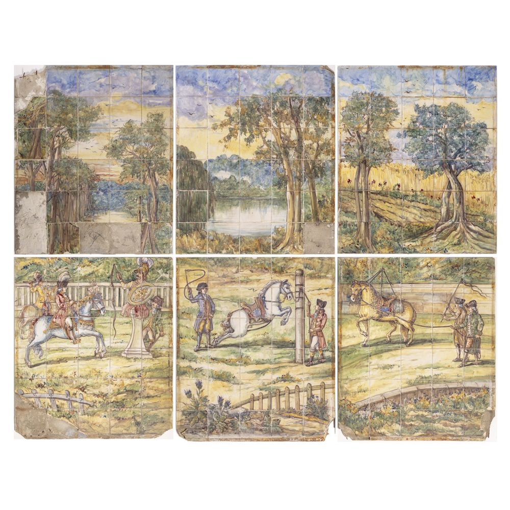 Painel de azulejos Battistini (215 cm)