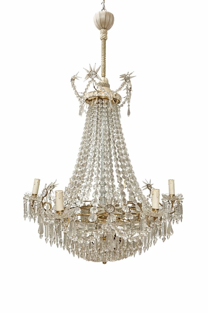 Iluminação - Lustre de saco D. Maria (120 cm)