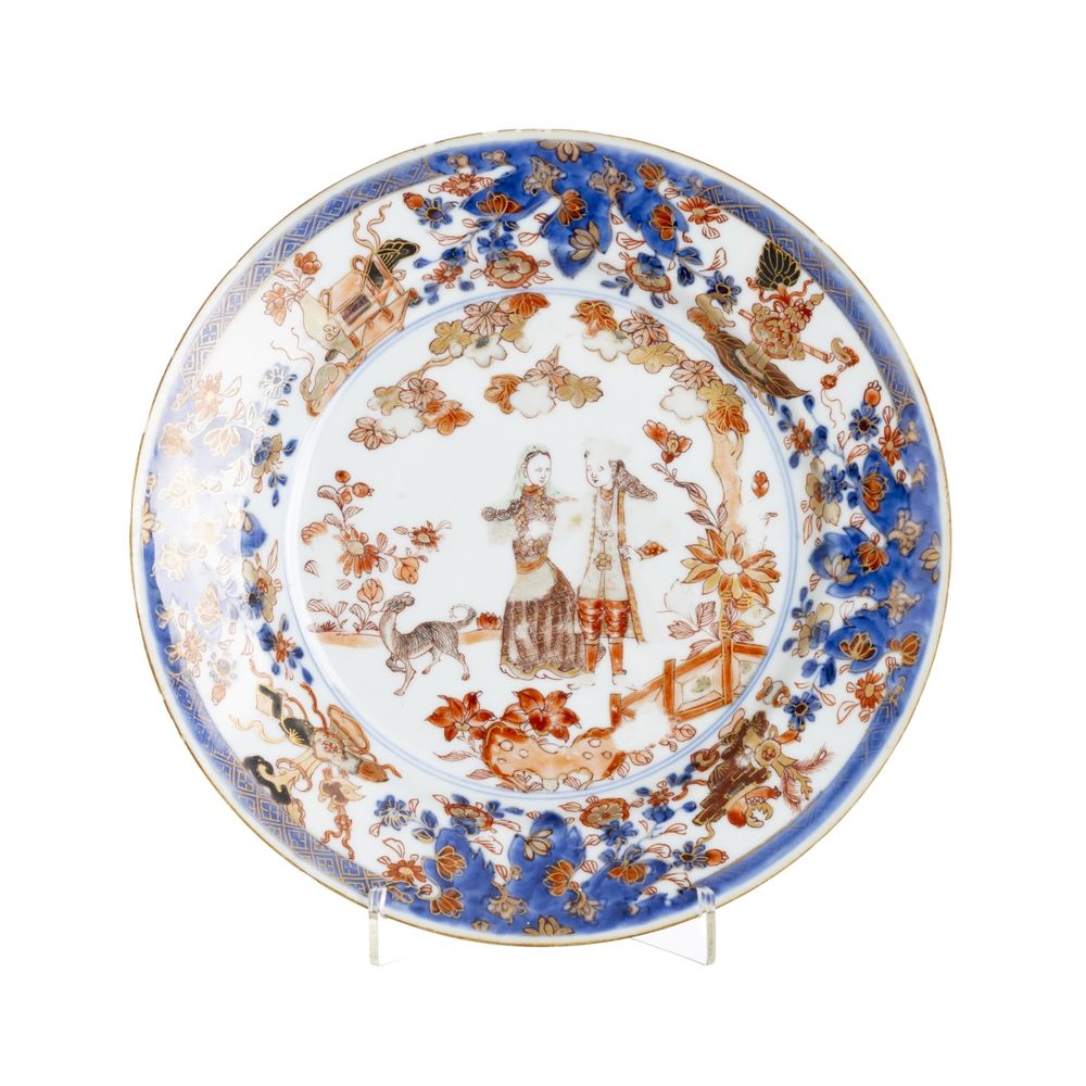 Porcelana chinesa - Prato Imari - Governador Duff - Século XVIII