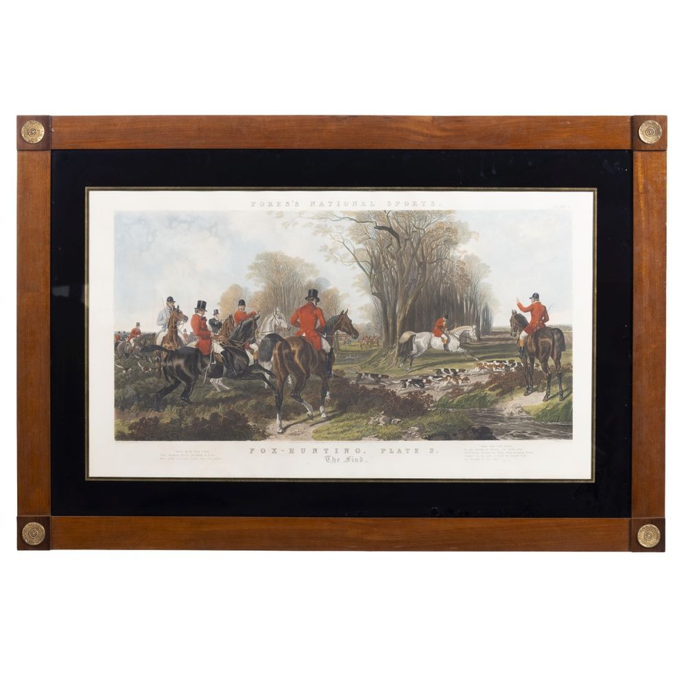 Gravuras - Caça à raposa - Fox-Hunting