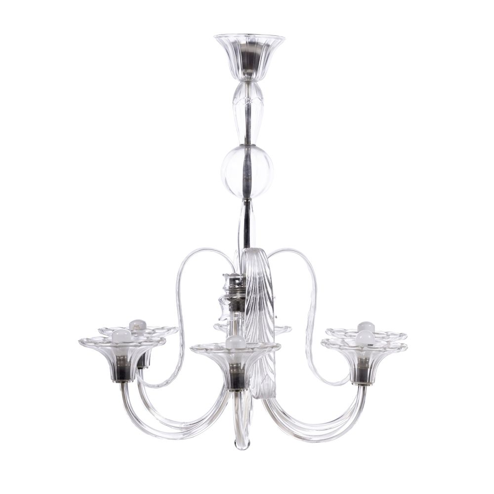Iluminação - Candeeiro de tecto de seis lumes - 110 cm