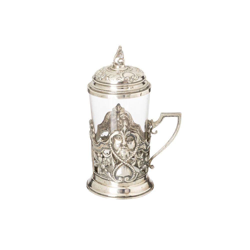 Caneca com prata - Século XIX
