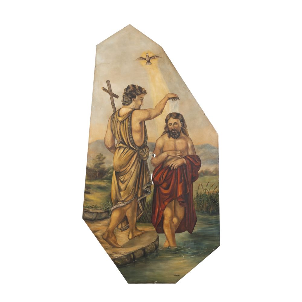 O batismo de Jesus por São João Batista