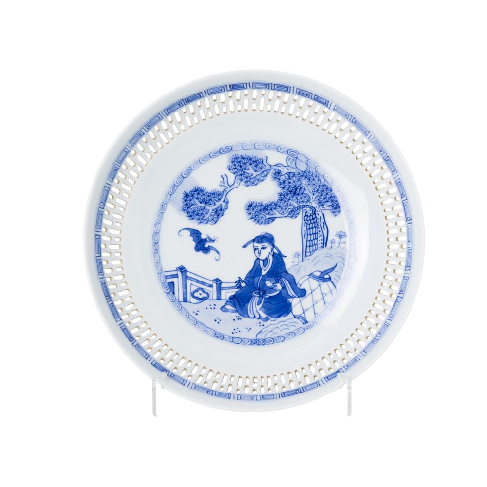 Porcelana oriental - Prato fundo - Século XIX